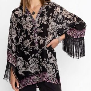 Johnny Was Fringe Blouse